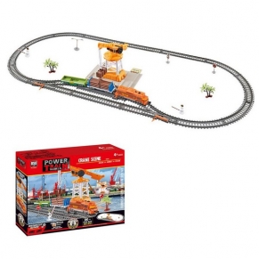 POWER TRAIN - Влак товарен с кран 300см. 